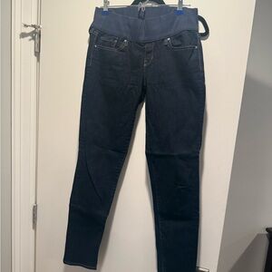 Gap Women's Dark Blue Maternity Skinny Jeans